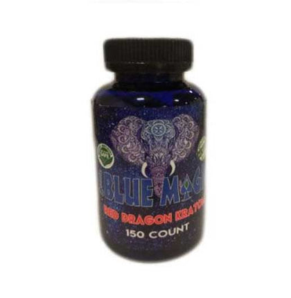 BlueMagic Red Vein Kratom 75ct - BBW Supply