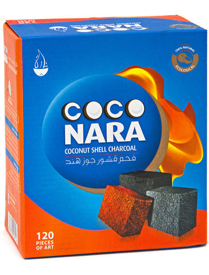 COCO NARA HOOKAH CHARCOAL 120CT. - BBW Supply
