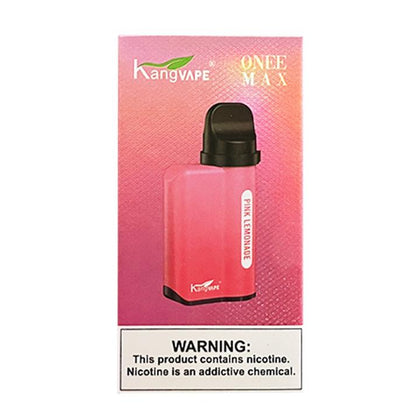 KangVape Onee Max Disposable Introducing NEW KangVape Onee Max 5000 Puffs - disposable vape wholesale is a pre-filled salt nic vaping system that is convenient and compact. Draw-activated, lasts for about 5000 puffs and has a powerful 1000mAh battery to support that.