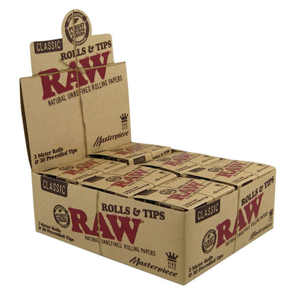 RAW MASTER PIECE 3 METER ROLL - BBW Supply