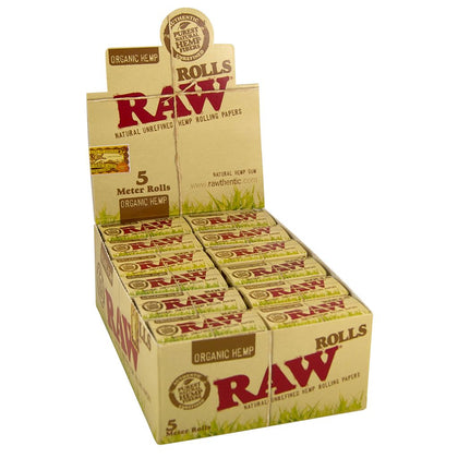 RAW ORGANIC ROLLS 5 METERS - BBW Supply