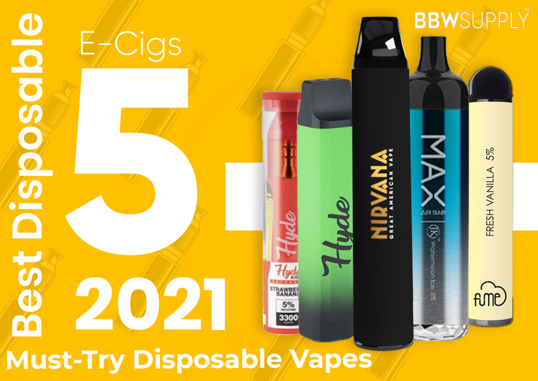 Best Disposable E-Cigs 2021: 5 Must-Try Disposable Vapes
