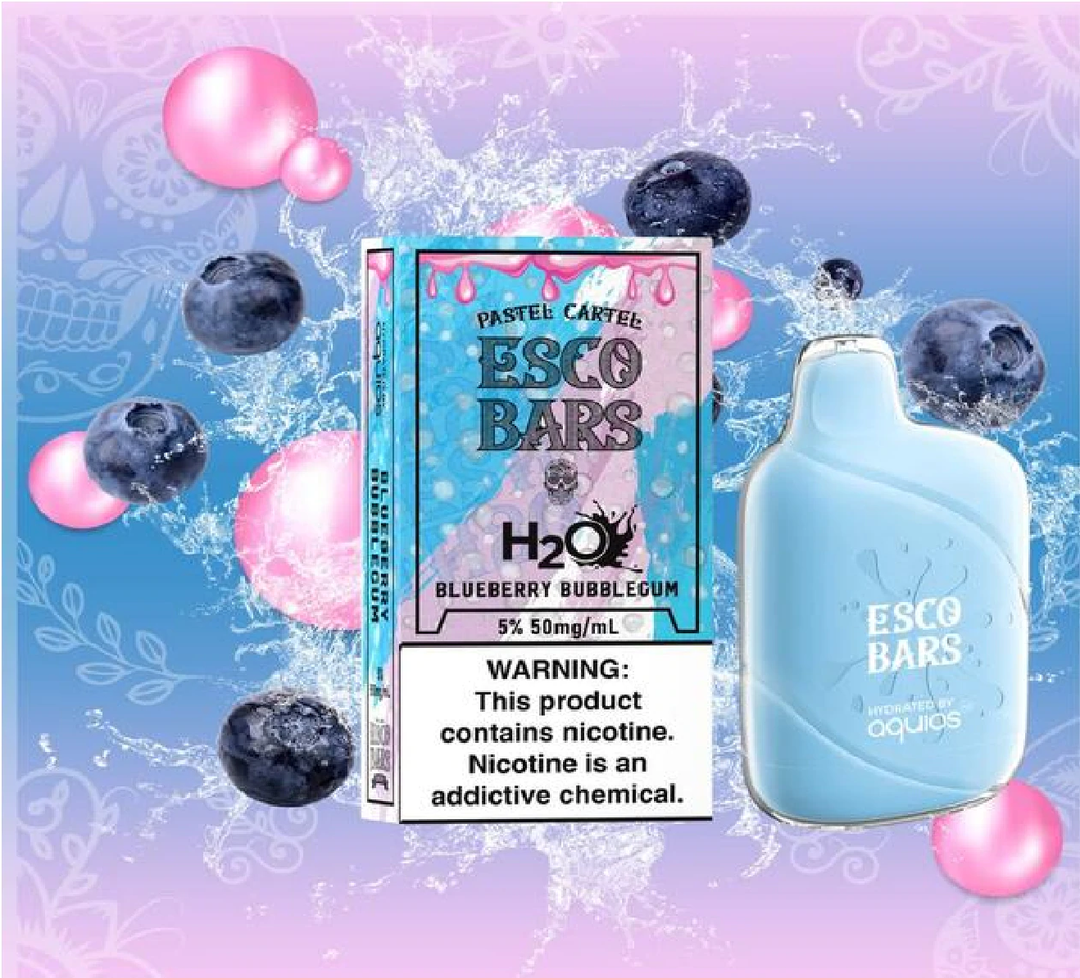 Esco Bars Aquios 6000 H2O Edition | 6K Puff Disposable | 5% Nicotine | Pack of 10