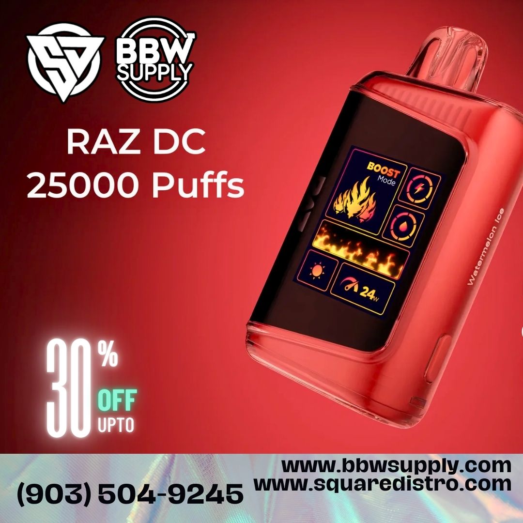 Disposable | Wholesaler | Distributor | 25k puffs | Raz Dc.