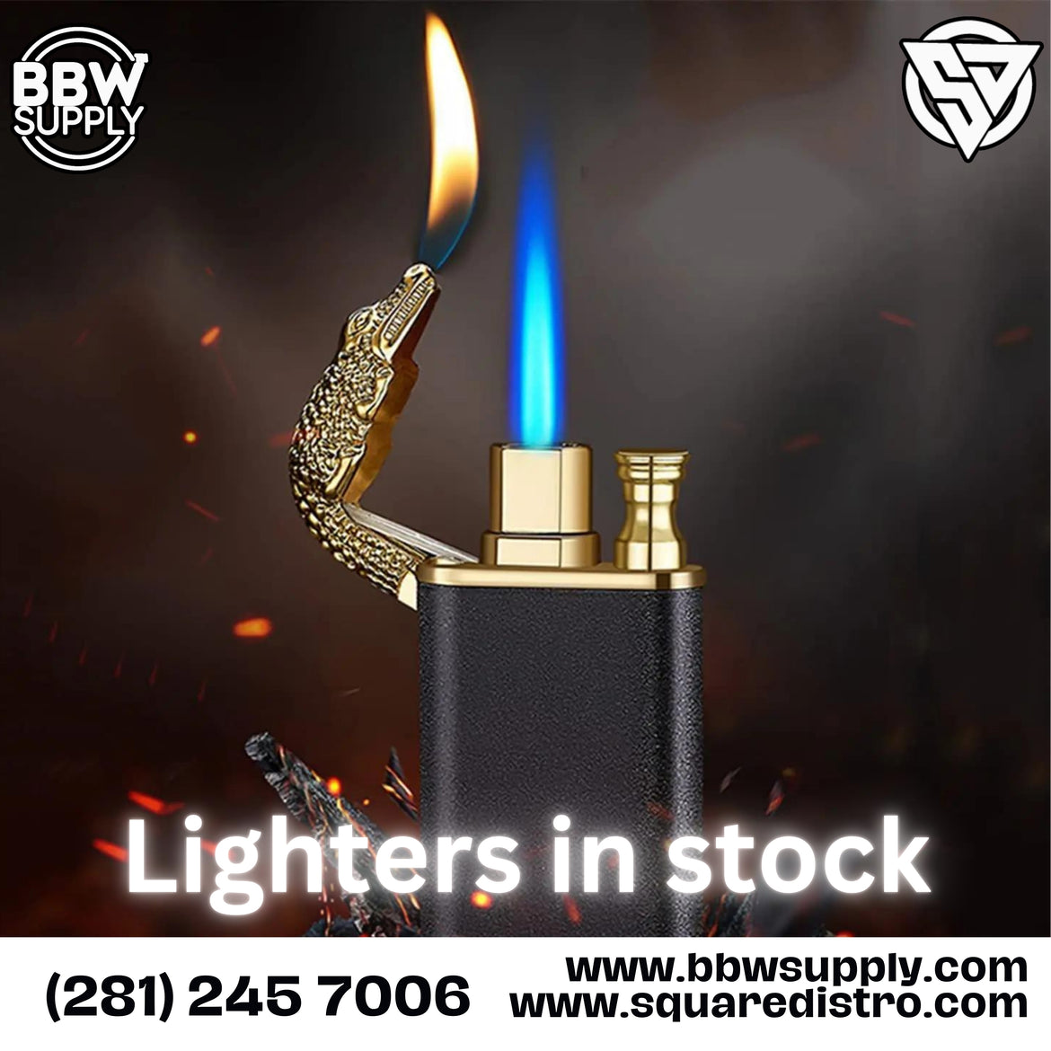 #LightersInStock #ReliableLighters #EverydayEssentials #QualityFlame #RefillableLighters #DisposableLighters #WindproofLighters #RetailReady #WholesaleLighters #BBWSupply #SquareDistro #LightingSolutions | wholesaler | Distribitors