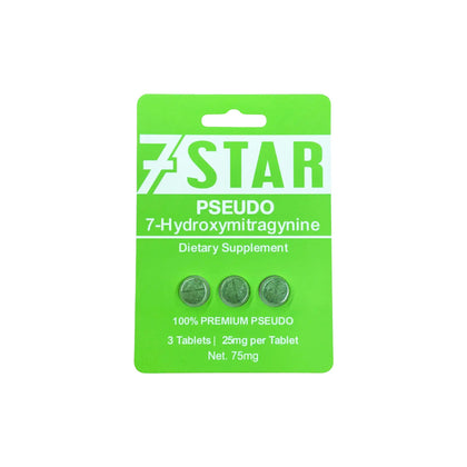 7 STAR 7-HYDROXYMITRAGYNINE PSEUDO 3CT BBWSUPPLY.COM