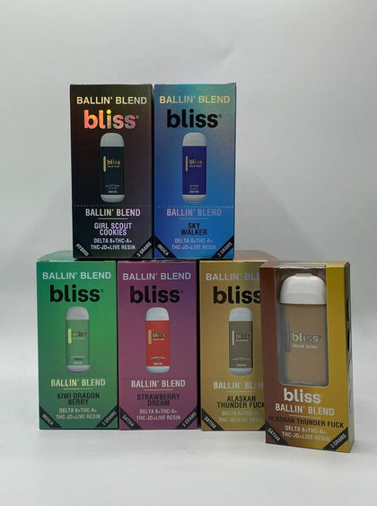 BLISS BALLIN' BLEND 3G DELTA 8 + THC-A + THC-JD + LIVE RESIN | pack of 5