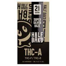 HALF BAK'D THC-A + THC-P THC-8 2G CARTRIDGE BBWSUPPLY.COM