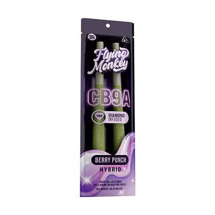 FLYING MONKEY CB9A THCP INDOOR FLOWER 2X1.5GRAM PRE ROLLS | PACK OF 10 BBWSUPPLY.COM