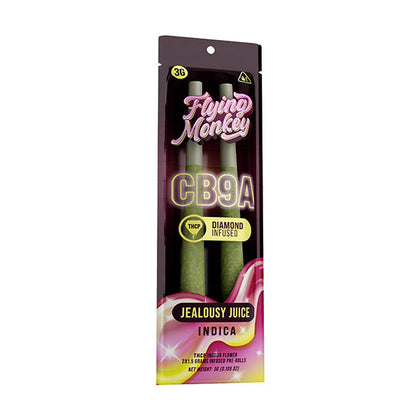 FLYING MONKEY CB9A THCP INDOOR FLOWER 2X1.5GRAM PRE ROLLS | PACK OF 10 BBWSUPPLY.COM