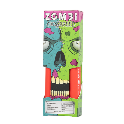 ZOMBI CROSSBREED LIVE RESIN THCA DUO DISPOSABLE 4G | PACK OF 6