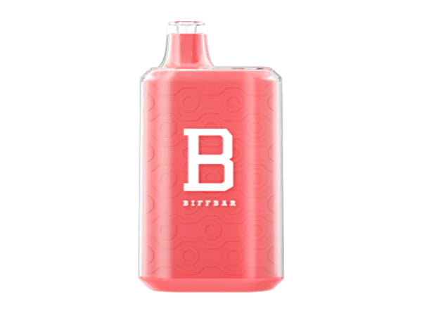 BIFFBAR 17ML 6000 Puffs 650mAh Prefilled Synthetic Nicotine Salt Rechargeable Disposable Device With Mesh Coil Technology - Display of 10 (MSRP $24.99 Each)