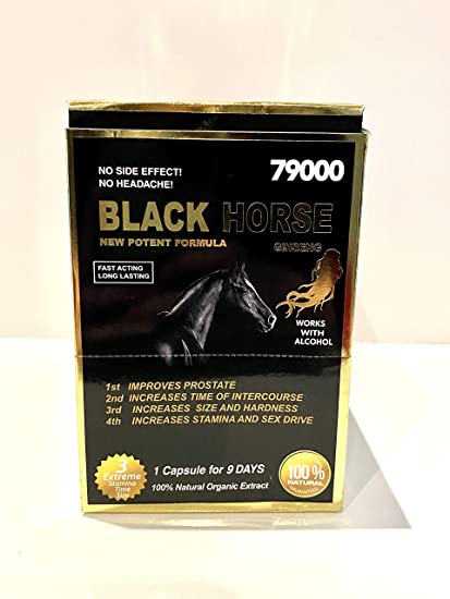 BLACK HORSE 79000 MALE PERFORMANCE ENHANCEMENT DISPLAY - BBW Supply