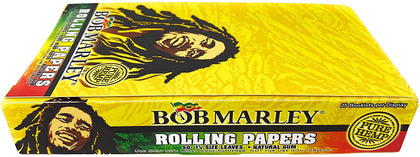 Bob Marley 1 1/4 Cigarette Rolling Papers 25 Booklets - BBW Supply