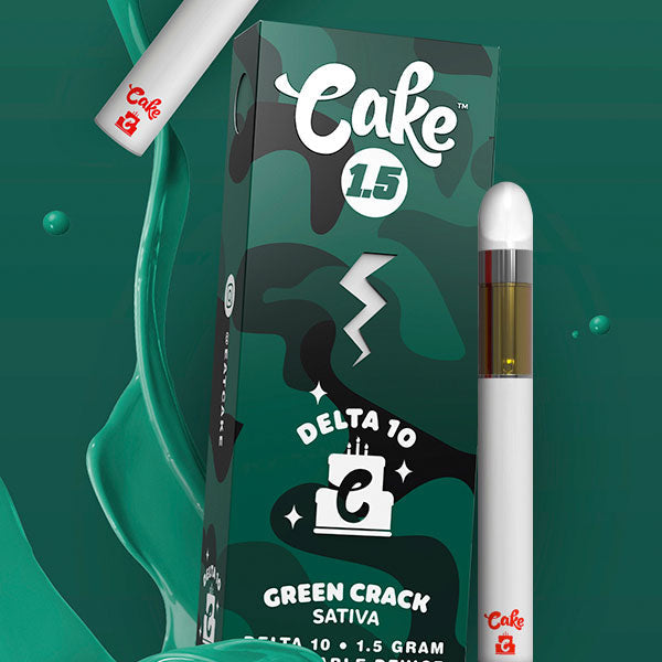 CAKE 1.5 GRAM DELTA 10 RECHARGEABLE DISPOSABLE- PACK OF 05