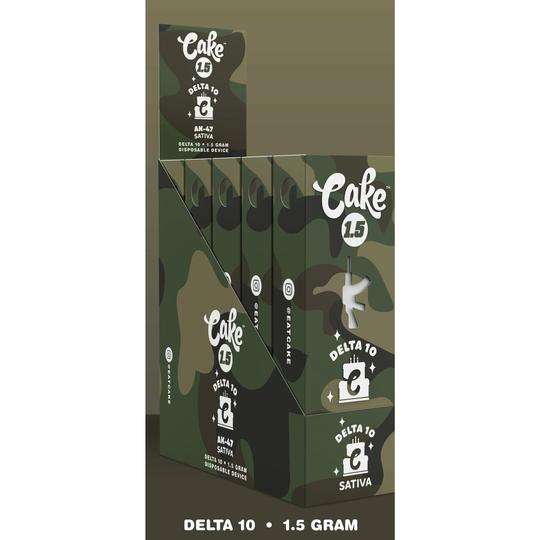 CAKE 1.5 GRAM DELTA 10 RECHARGEABLE DISPOSABLE- PACK OF 05