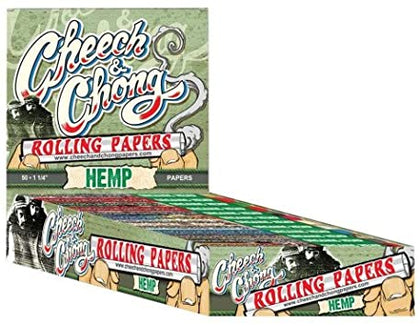 Cheech & chong Rolling Paper Hemp 50ct - BBW Supply