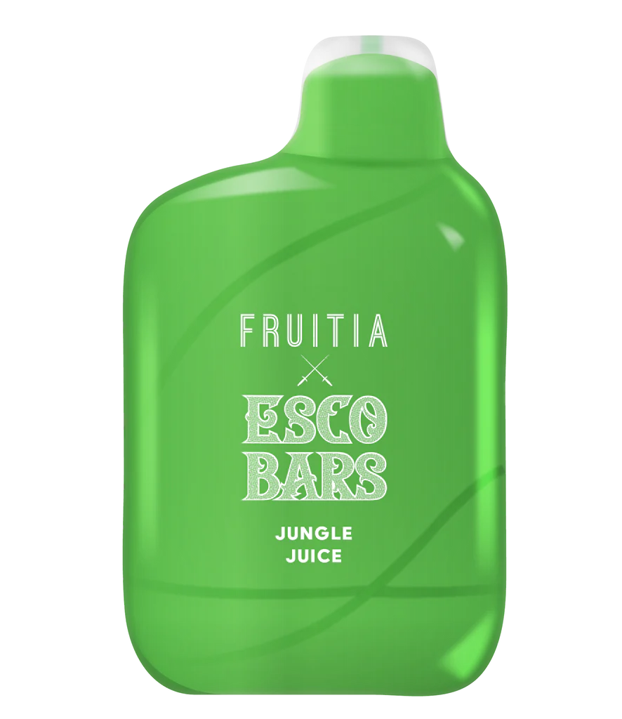 Esco Bar 6000 Puff Fruitia Edition | 15ml | Rechargeable | Pack of 10 | USA Made Liquid Inside