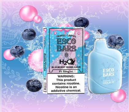 Esco Bars Aquios 6000 H2O Edition | 6K Puff Disposable | 5% Nicotine | Pack of 10 BBW Supply