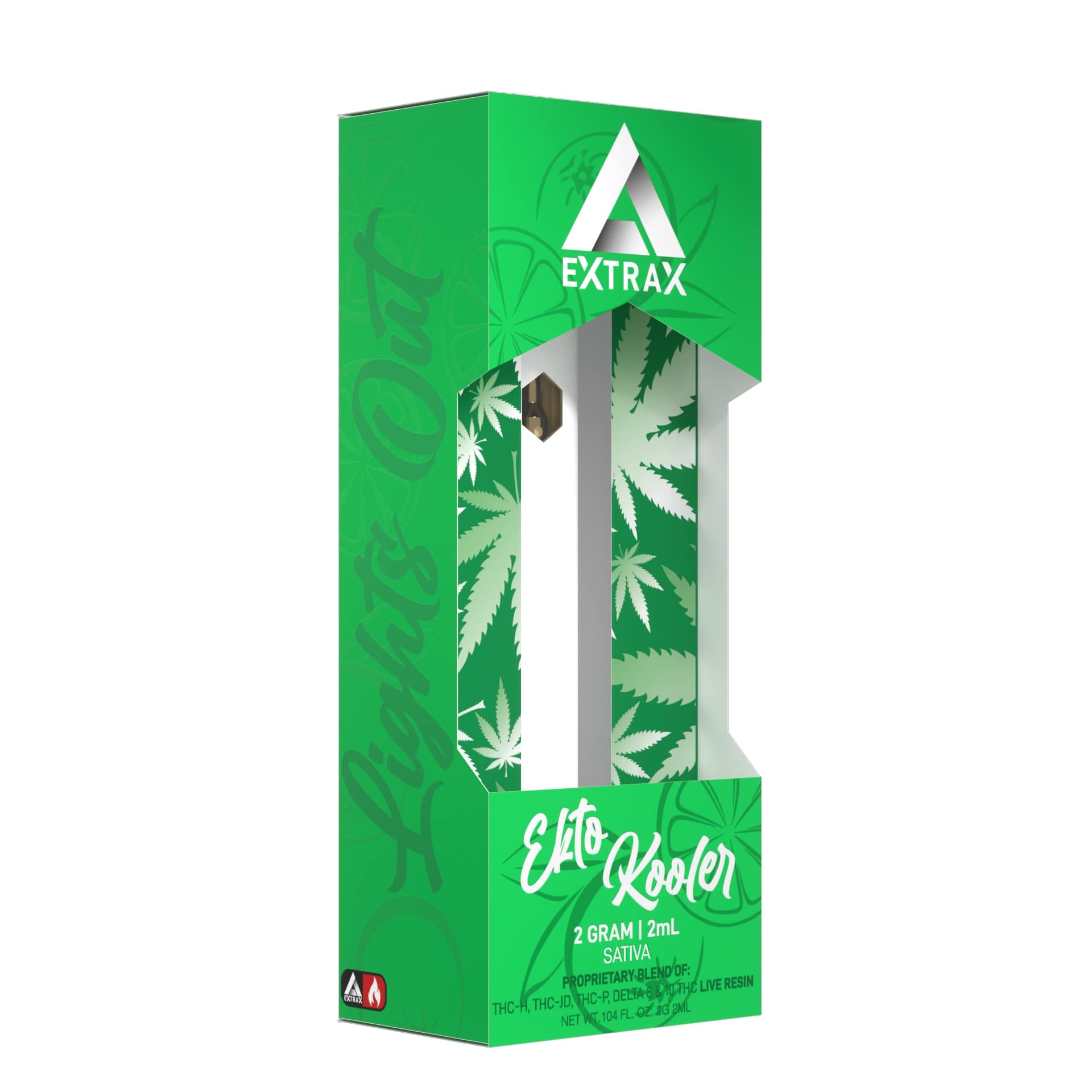 Extrax Lights Out 2 Gram THCh THCjd Disposable – Live Resin | Pack of 06
