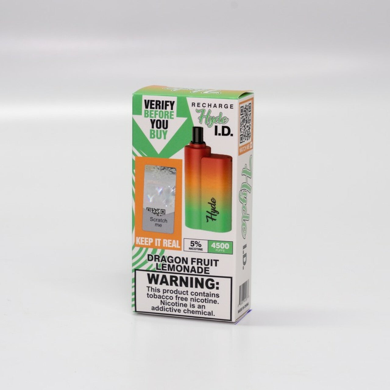 Hyde I.D. Recharge Disposable | 4500 Puffs | 10ml | Pack of 10