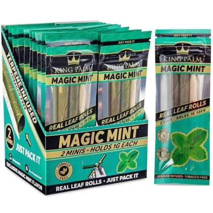 K P King Palm Magic Mint 2 Minis- Holds 1G Each - BBW Supply
