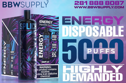 KK Energy 5000 Puffs Disposable Vape | Pack Of 10 BBW Supply