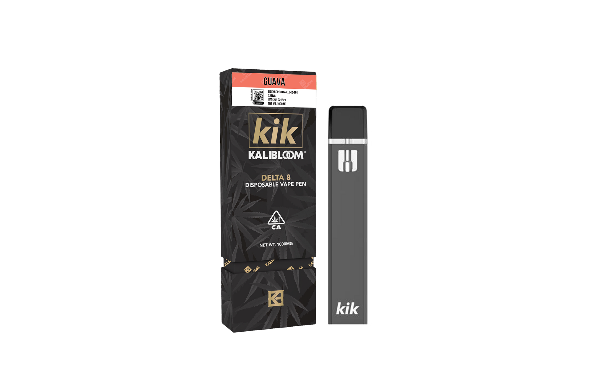 Kalibloom Kik Delta 8 Disposable Vape Device 1000mg