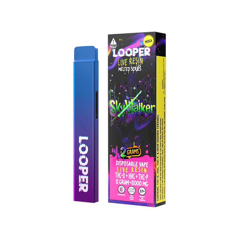 Looper Melted Series Live Resin Disposable Vape 2000mg 02 gram | Pack of 10