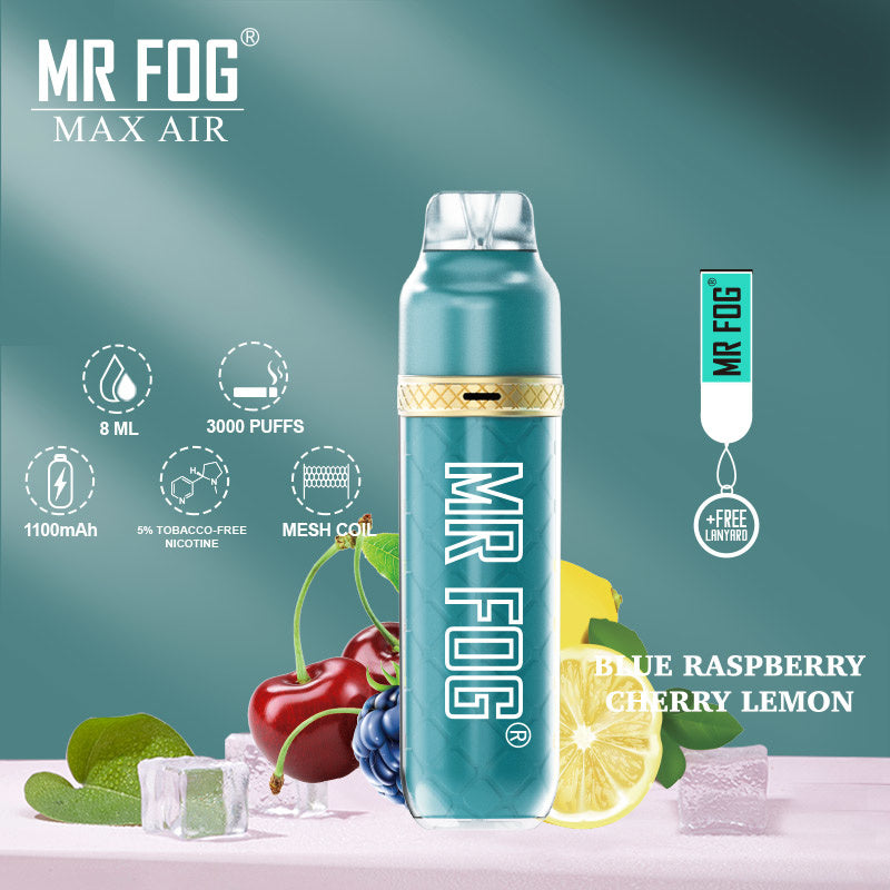 Mr Fog MAX 7ML TOP AIRFLOW 1100mAh Prefilled Synthetic - BBW Supply