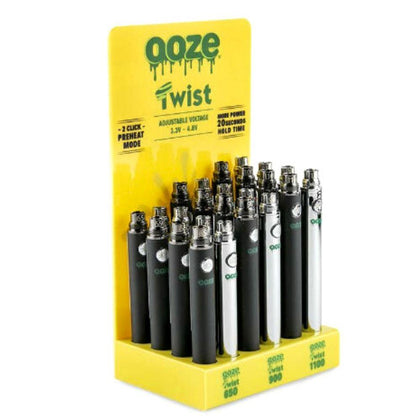 OOZE TWIST BATTERY ORG DISPLAY 24CT BBW Supply