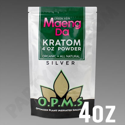 OPMS Silver Maeng Da Powder 4oz - BBW Supply
