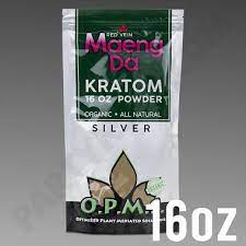 OPMS SILVER RED VEIN MAENG DA 16OZ POWDER - BBW Supply