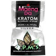 OPMS Silver Red Vein Maengda36 gm / 60 Cap - BBW Supply