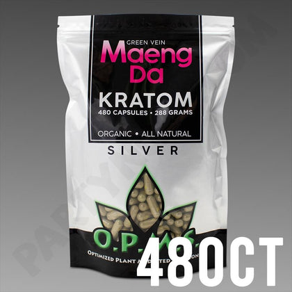 Opms Silver Maeng Da 480Cap/288Gm - BBW Supply