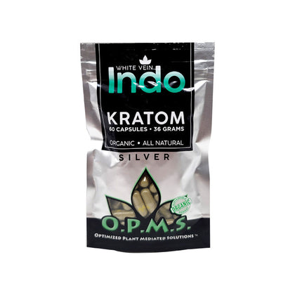 OPMS SILVER WHITE VEIN INDO 480CAP/ 288GM - BBW Supply