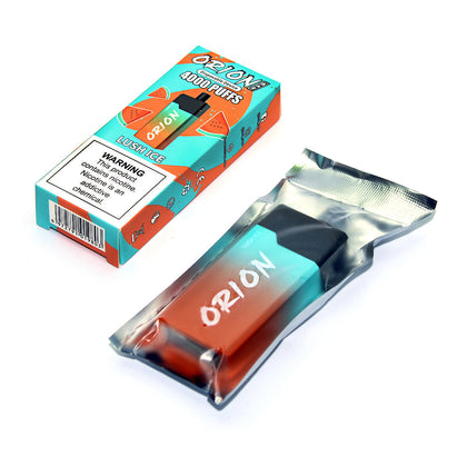 Orion Bar Disposable Vape - 4000 Puffs - Pack of 10 - BBW Supply