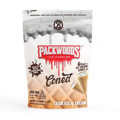 Packwoods x Coned Delta-8 Edible Cones | Pack Of 06