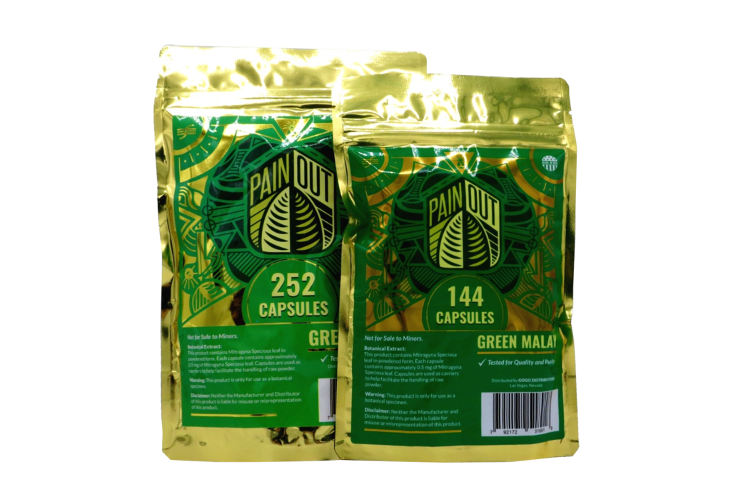 Pain Out Kratom Green Malay 144gm