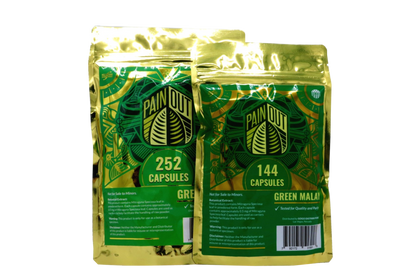 Pain Out Kratom Green Malay 144gm - BBW Supply
