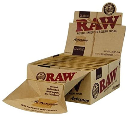 RAW ARTESANO KING SIZE SLIM ORGANIC HEMP - BBW Supply