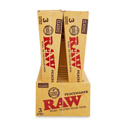  Raw Unrefined Classic 1.25 1 1/4 Size Cigarette Rolling Papers  Full Box of 24 Pack : Everything Else