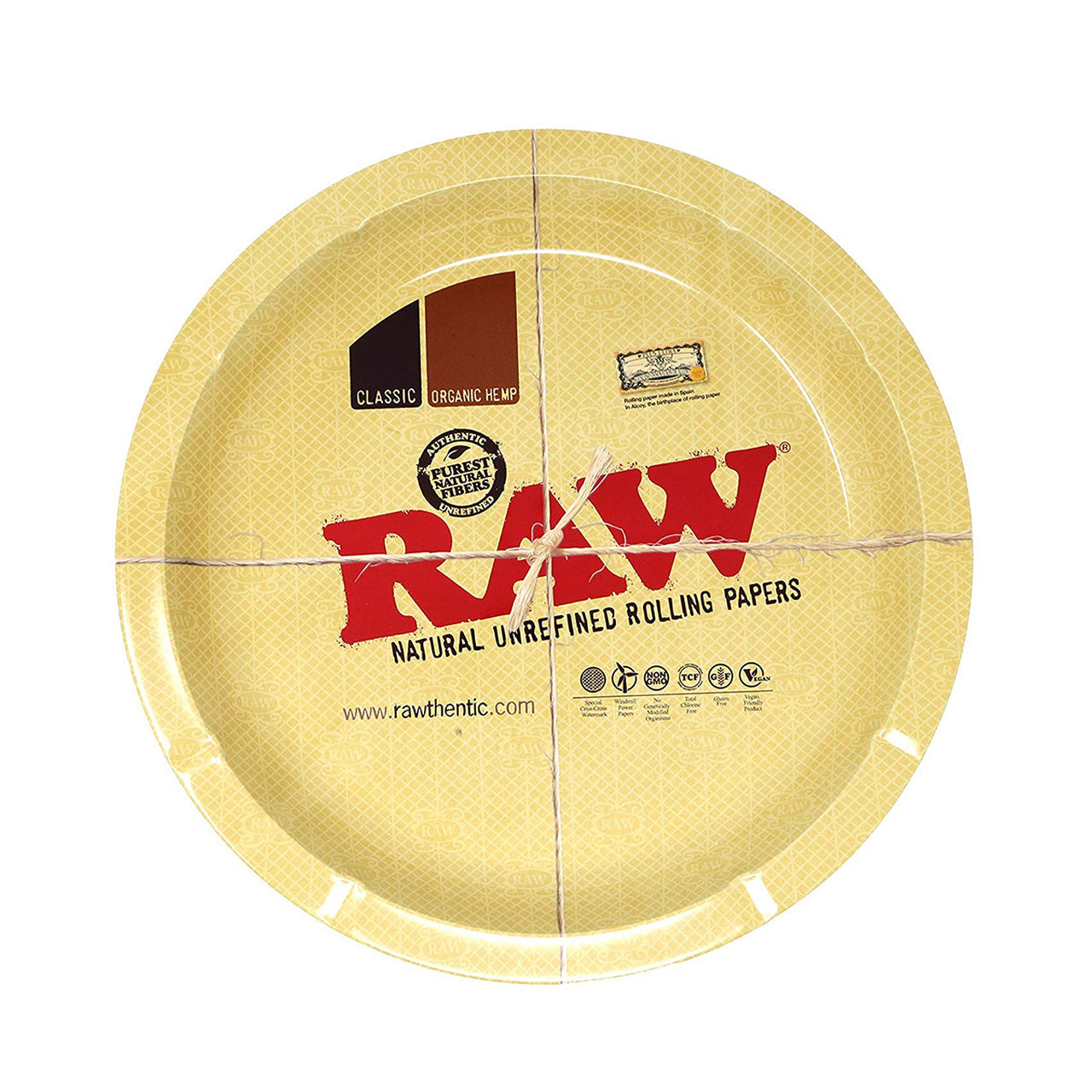 RAW® - Rolling Tray Metal Round
