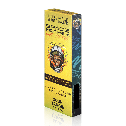 Space Monkey Live Resin Disposable 3G (PACK OF 8)