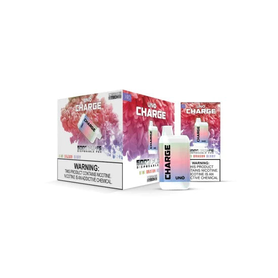 UNO Charge 5000 Puff Disposable 5% Vape | Pack of 10