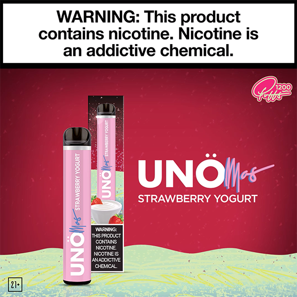 Uno Mas Disposable 5% | 1200 Puffs | Pack Of 10