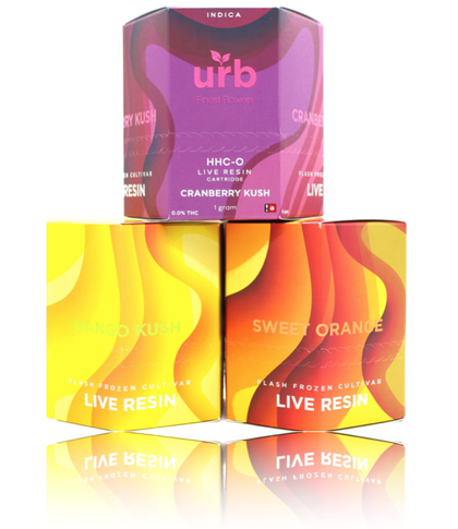 Urb HHC-O Live Resin 1G Cartridges | Pack of 06 - BBW Supply