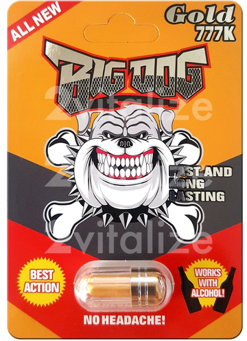 BIG DOG GOLD 777K Original 24ct BOX BBW Supply