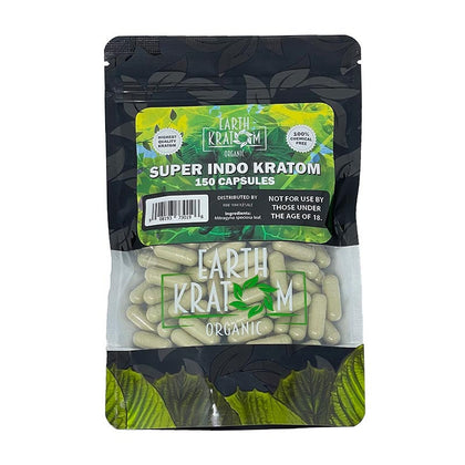 earth kratom_150ct super indo kratom - BBW Supply