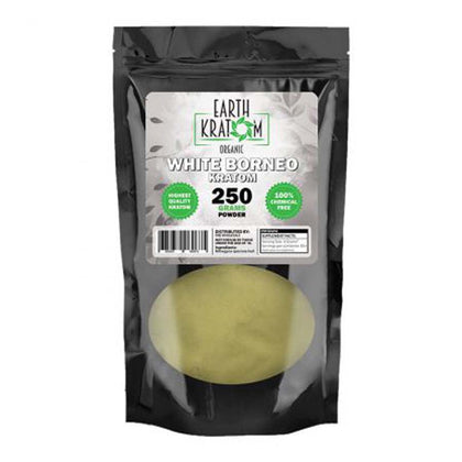 earth kratom_150ct white borneo kratom - BBW Supply